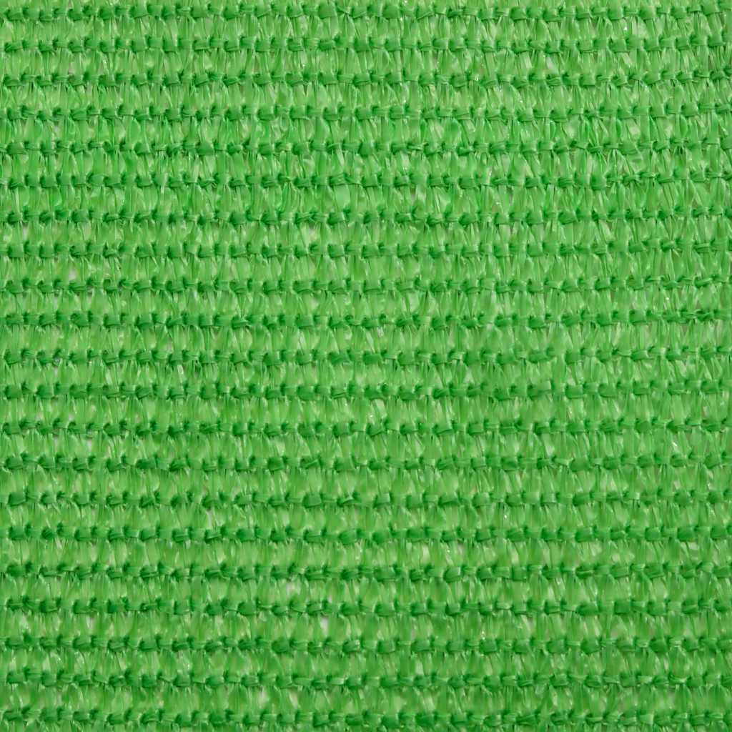 Sonnensegel 160 g/m² Hellgrün 2,5x2,5x3,5 m HDPE