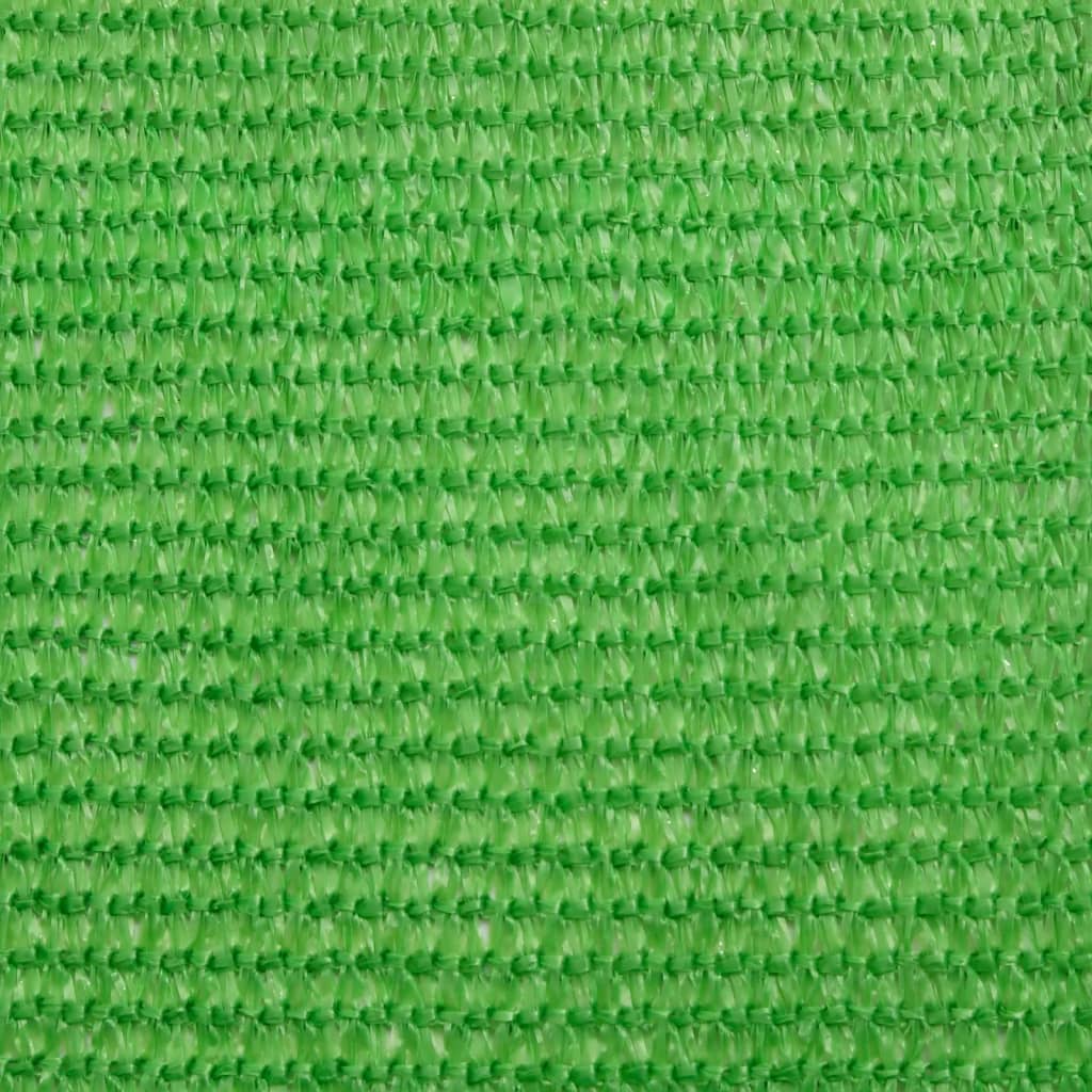 Sonnensegel 160 g/m² Hellgrün 3,6x3,6x3,6 m HDPE
