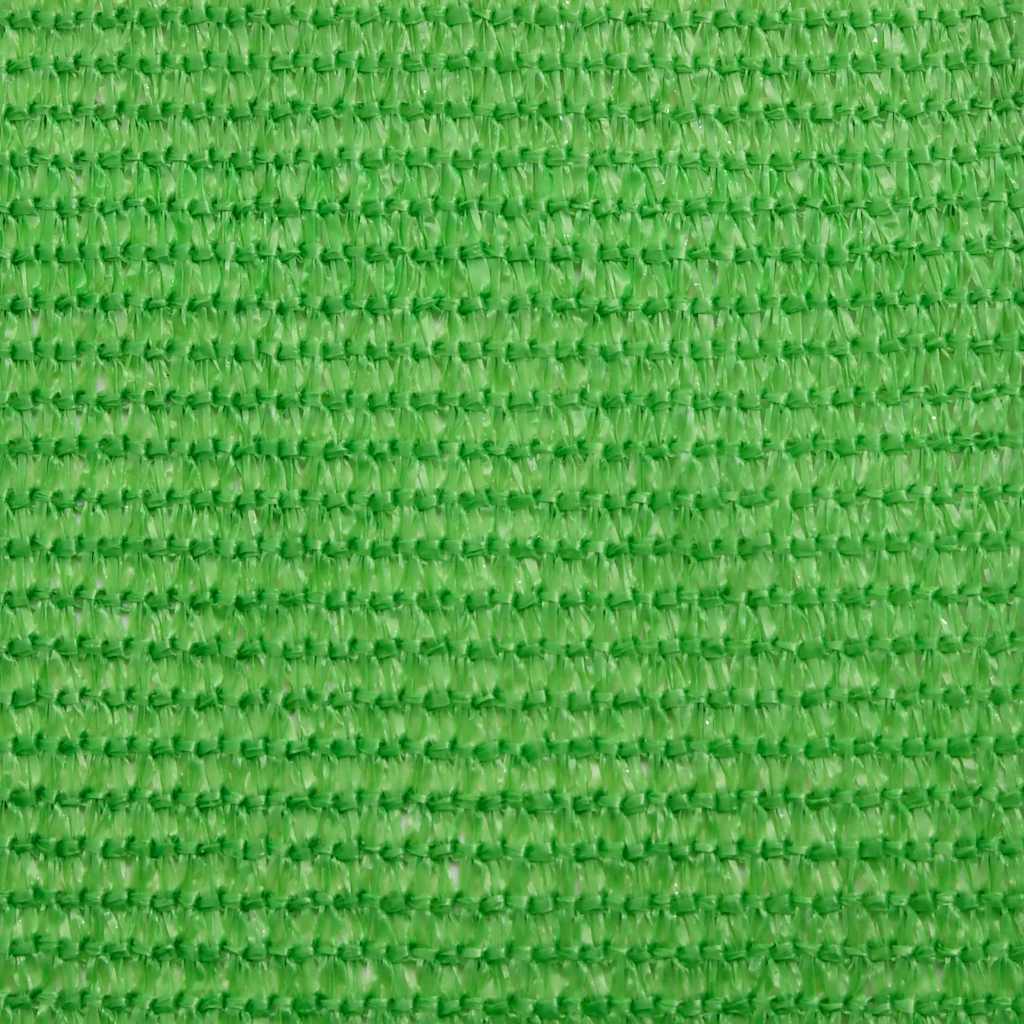 Sonnensegel 160 g/m² Hellgrün 5x7x7 m HDPE