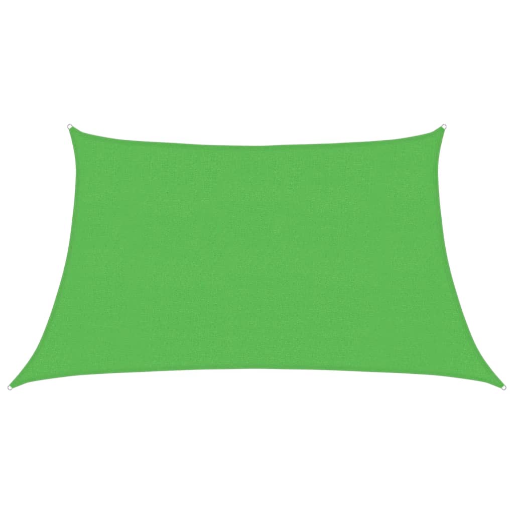 Sonnensegel 160 g/m² Hellgrün 3/4x2 m HDPE