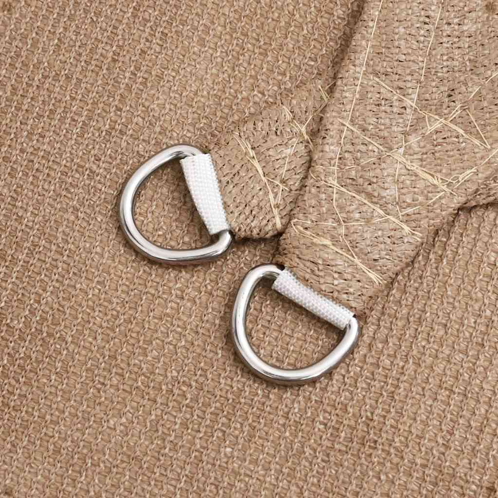 Sonnensegel 160 g/m² Taupe 2x4,5 m HDPE