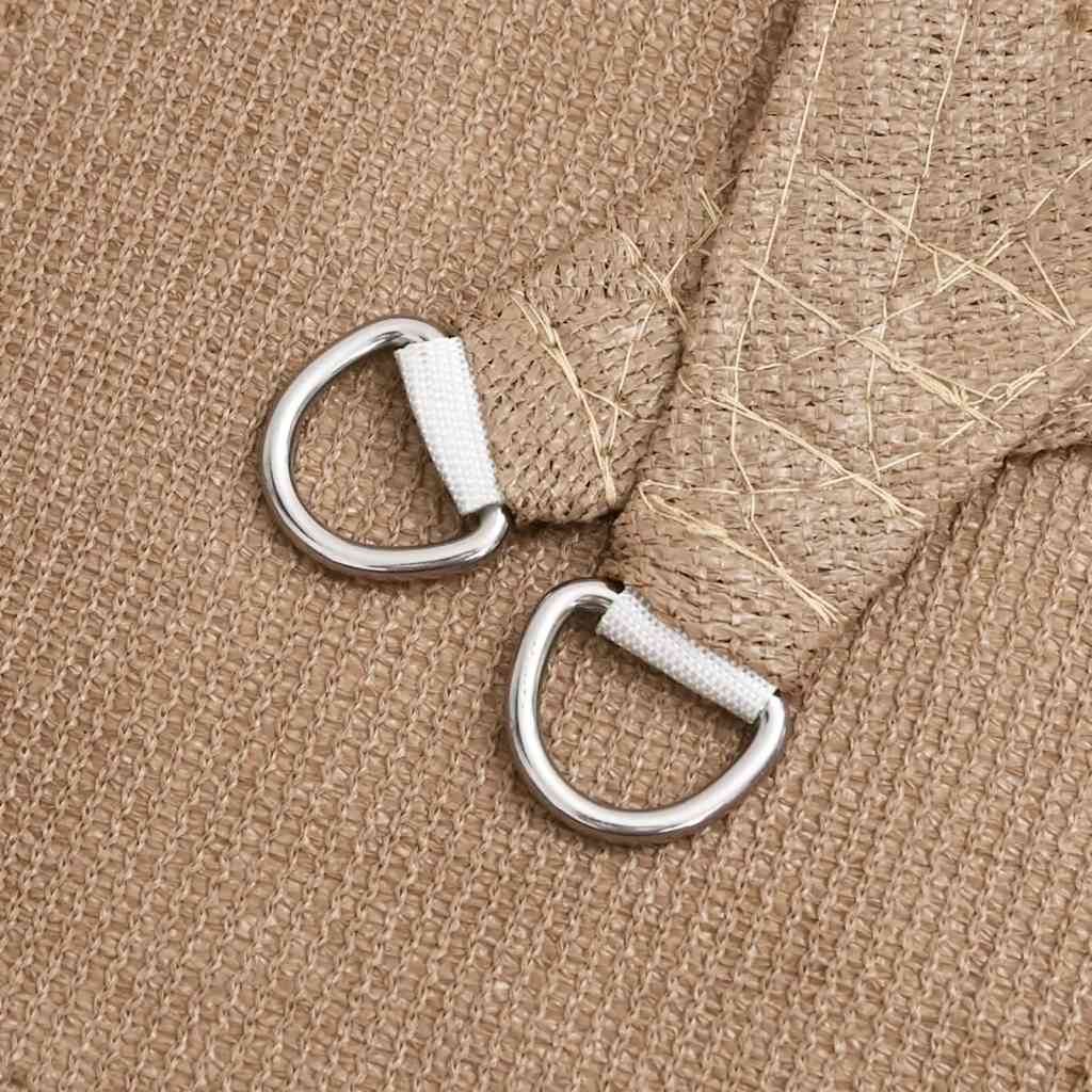 Sonnensegel 160 g/m² Taupe 2,5x5 m HDPE