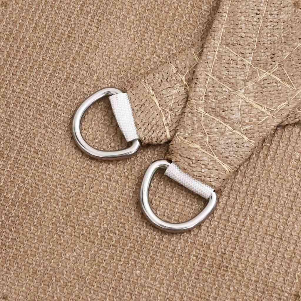 Sonnensegel 160 g/m² Taupe 3x5 m HDPE