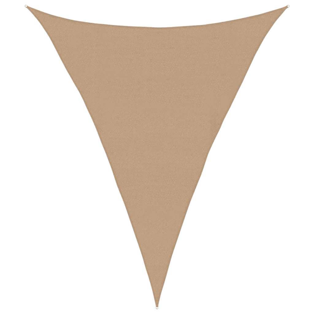 Sonnensegel 160 g/m² Taupe 5x7x7 m HDPE