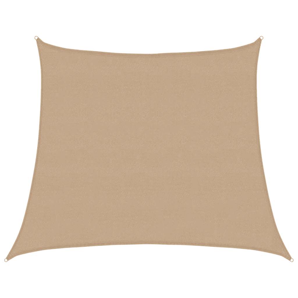 Sonnensegel 160 g/m² Taupe 4/5x4 m HDPE