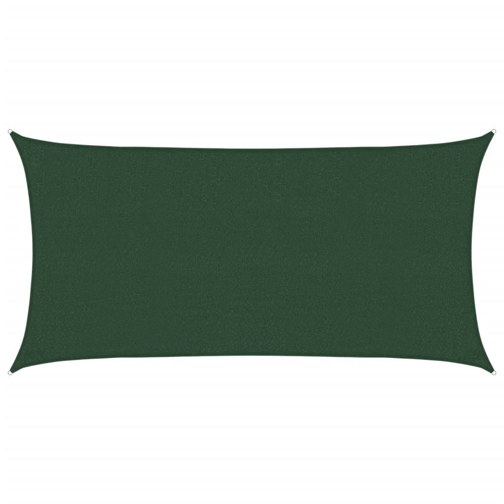Sonnensegel 160 g/m² Dunkelgrün 2,5x5 m HDPE