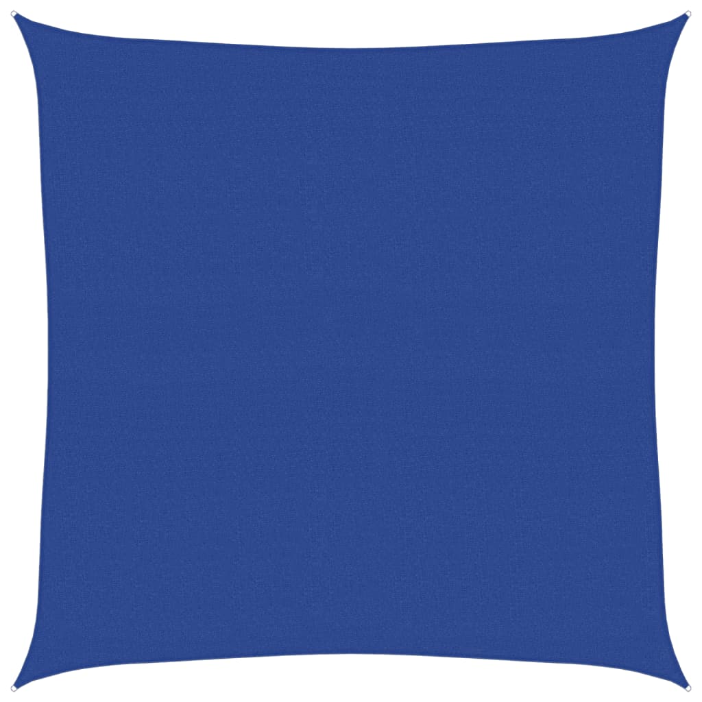 Sonnensegel 160 g/m² Quadratisch Blau 4x4 m HDPE