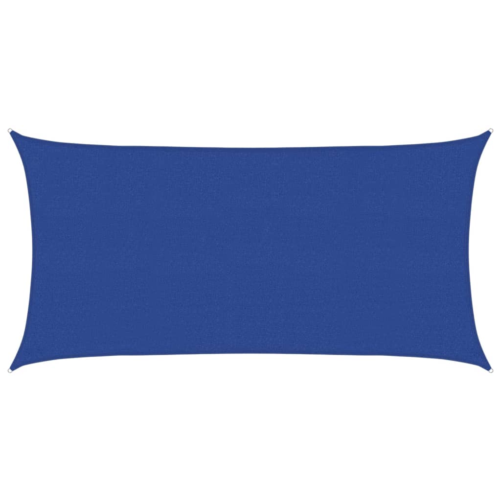 Sonnensegel 160 g/m² Blau 2x3,5 m HDPE
