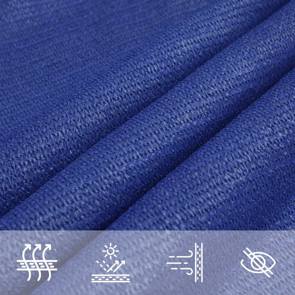 Sonnensegel 160 g/m² Blau 2,5x3 m HDPE