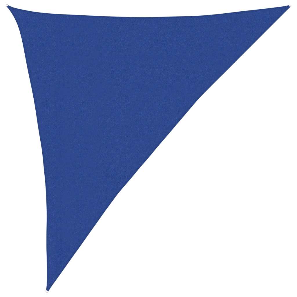 Sonnensegel 160 g/m² Dreieckig Blau 3x4x5 m HDPE