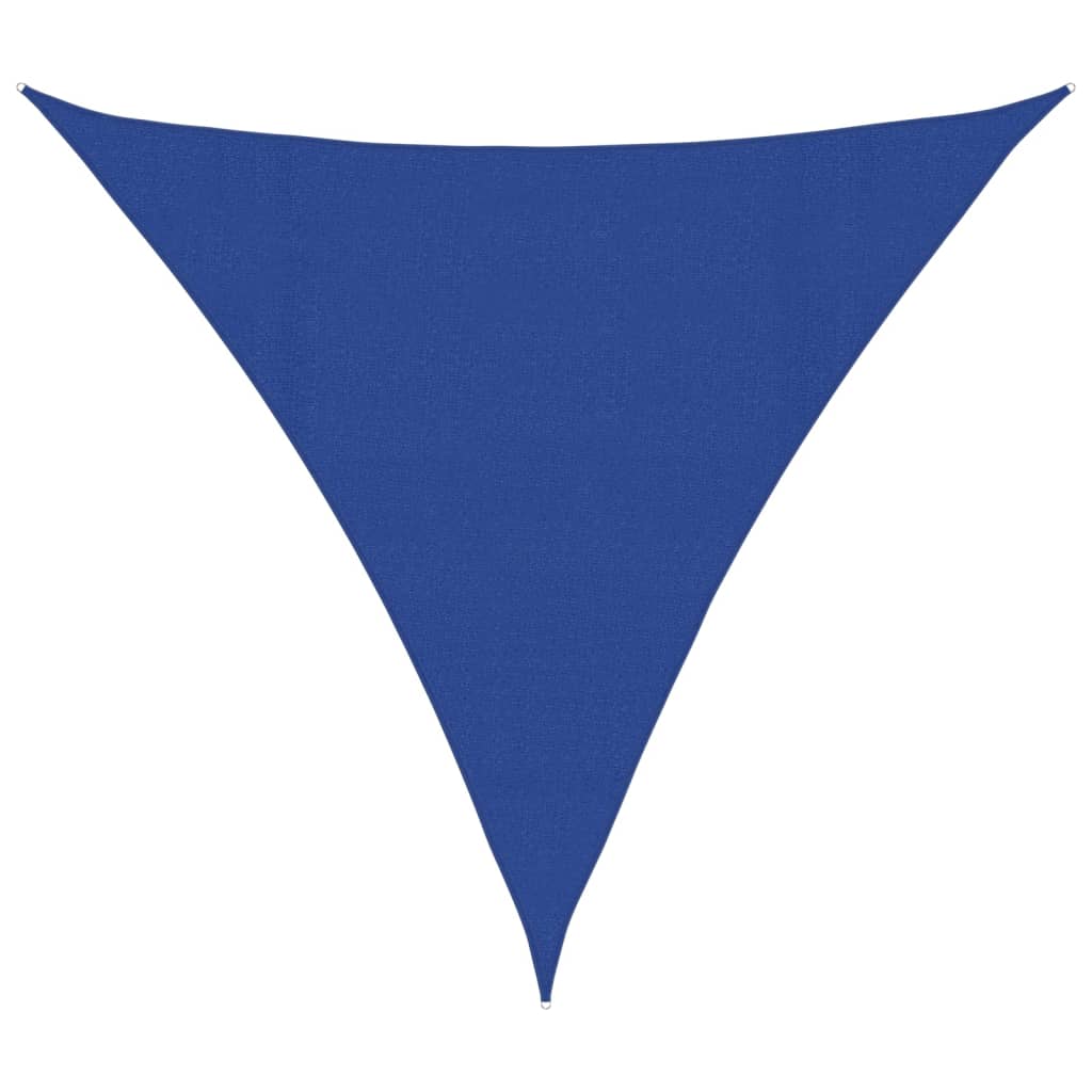 Sonnensegel 160 g/m² Blau 4x4x4 m HDPE