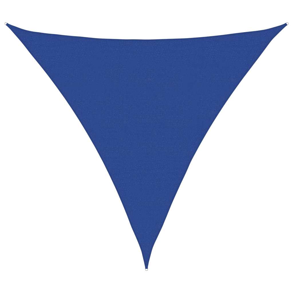 Sonnensegel 160 g/m² Dreieckig Blau 6x6x6 m HDPE