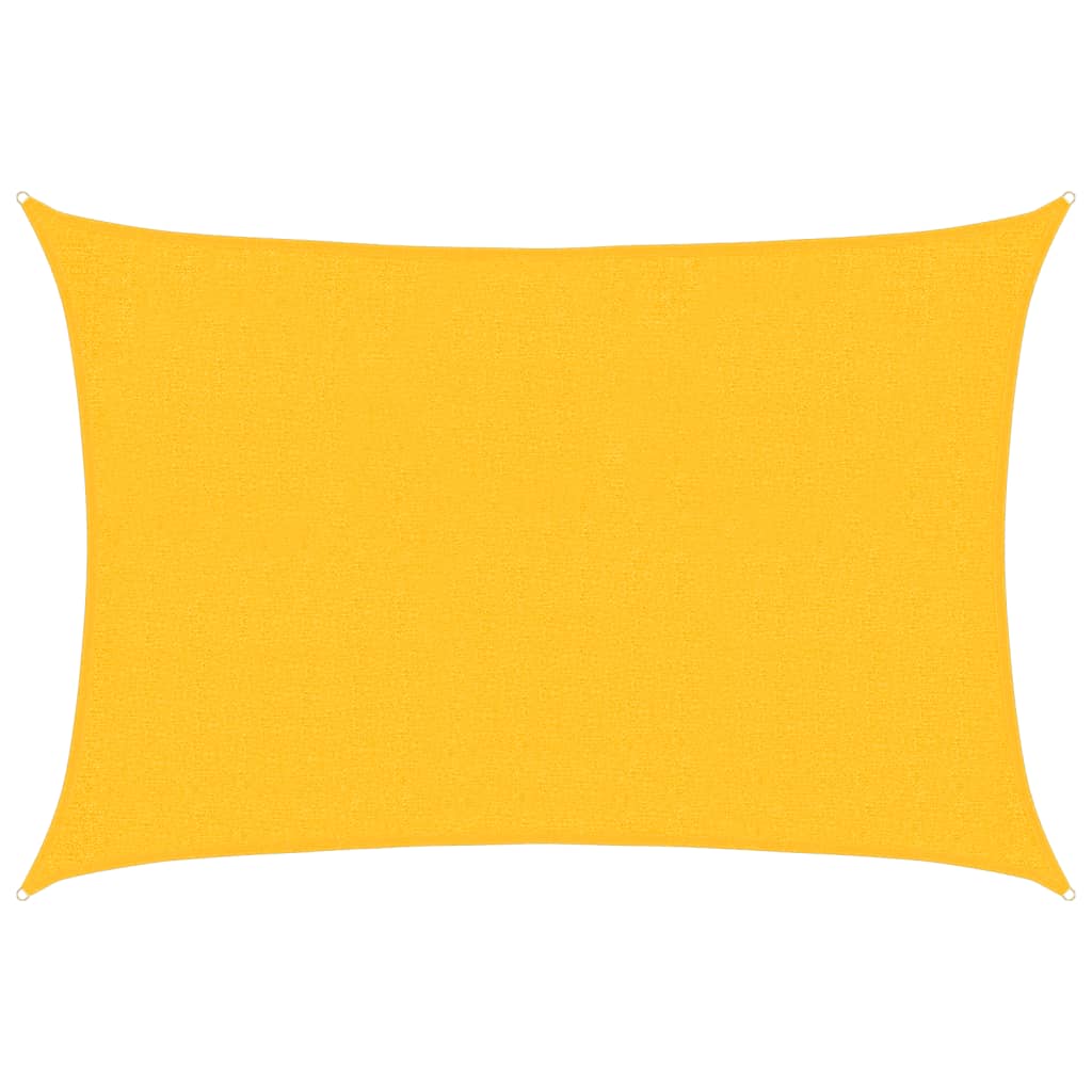 Sonnensegel 160 g/m² Rechteckig Gelb 2x2,5 m HDPE