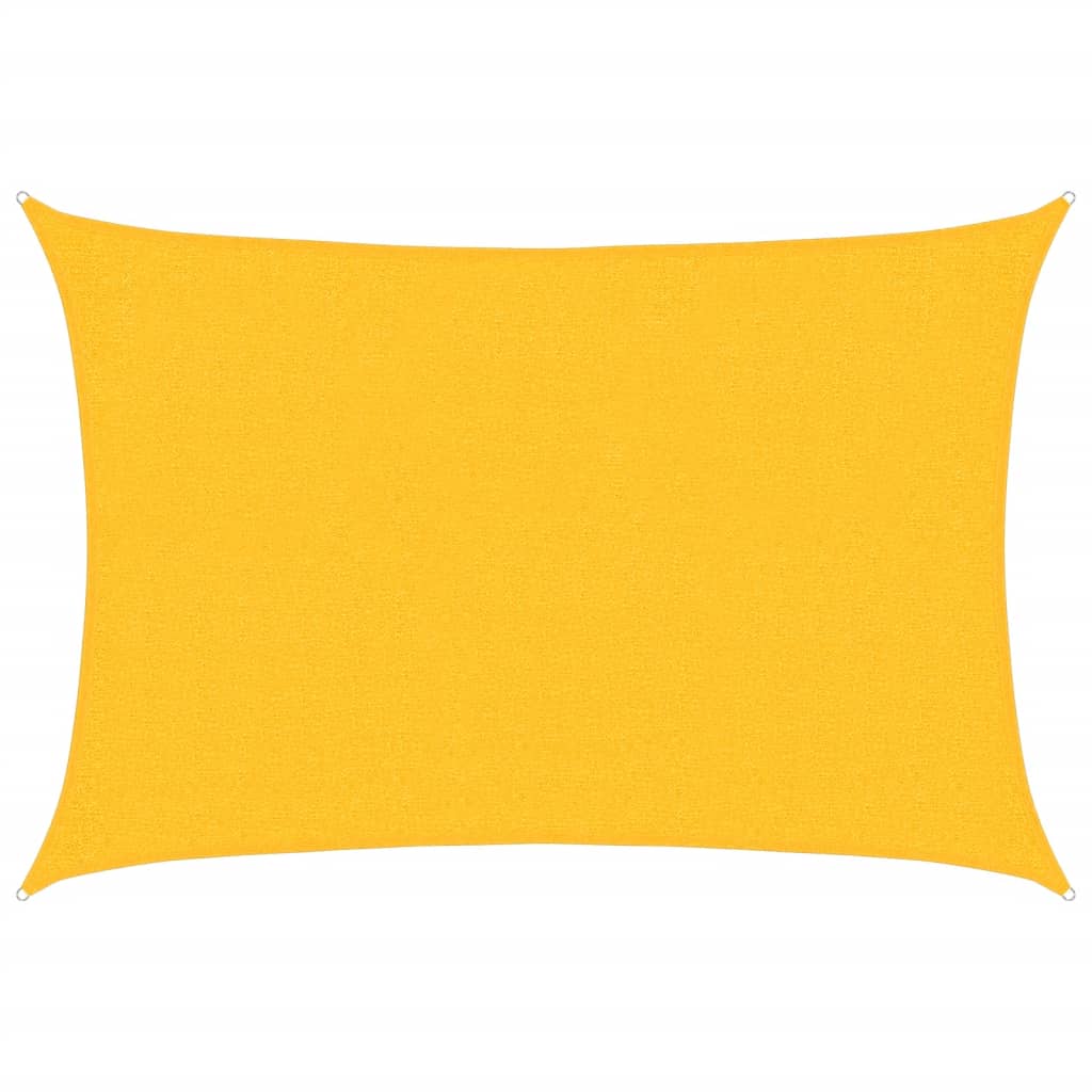 Sonnensegel 160 g/m² Rechteckig Gelb 2x3 m HDPE