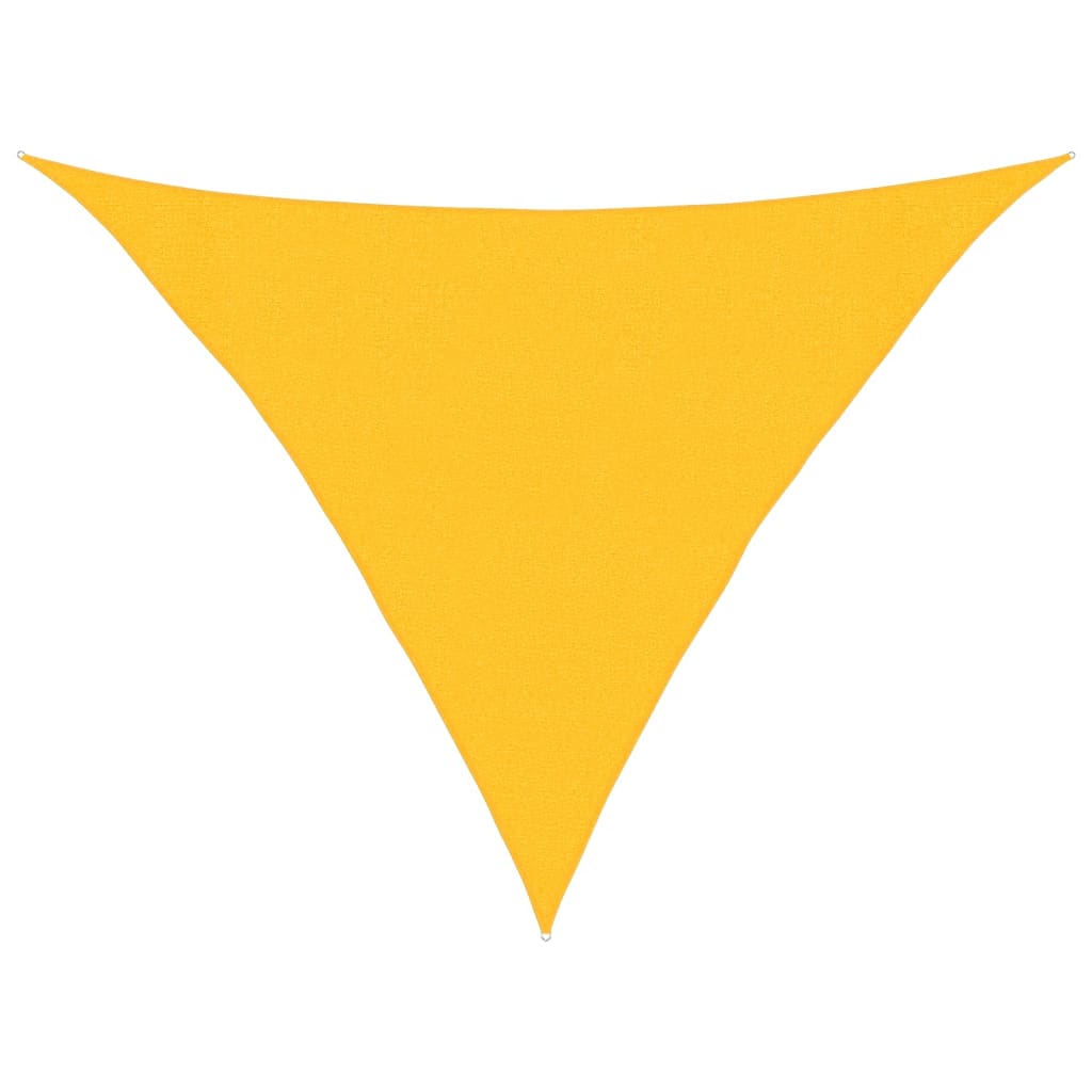 Sonnensegel 160 g/m² Gelb 3x3x4,2 m HDPE
