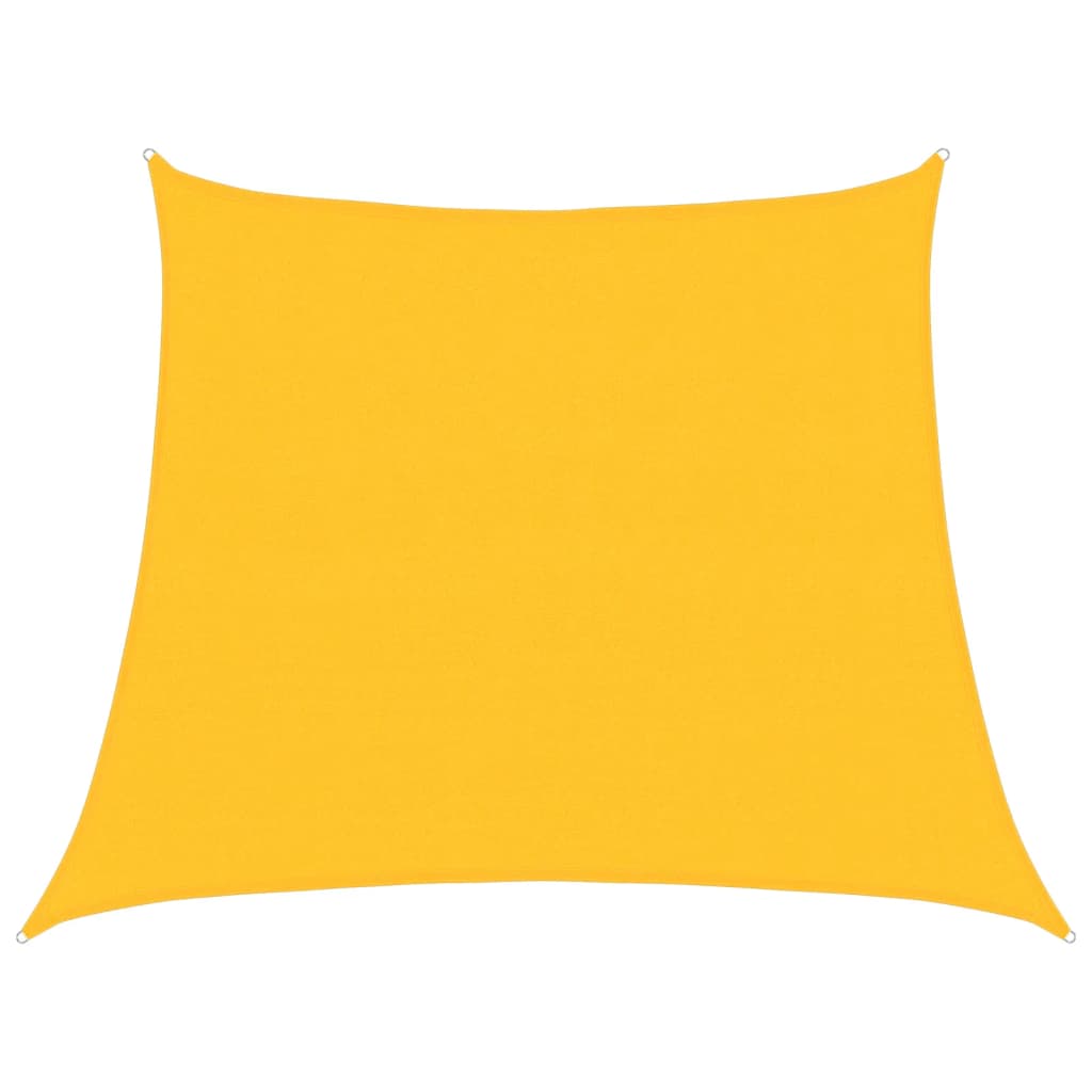 Sonnensegel 160 g/m² Gelb 3/4x3 m HDPE