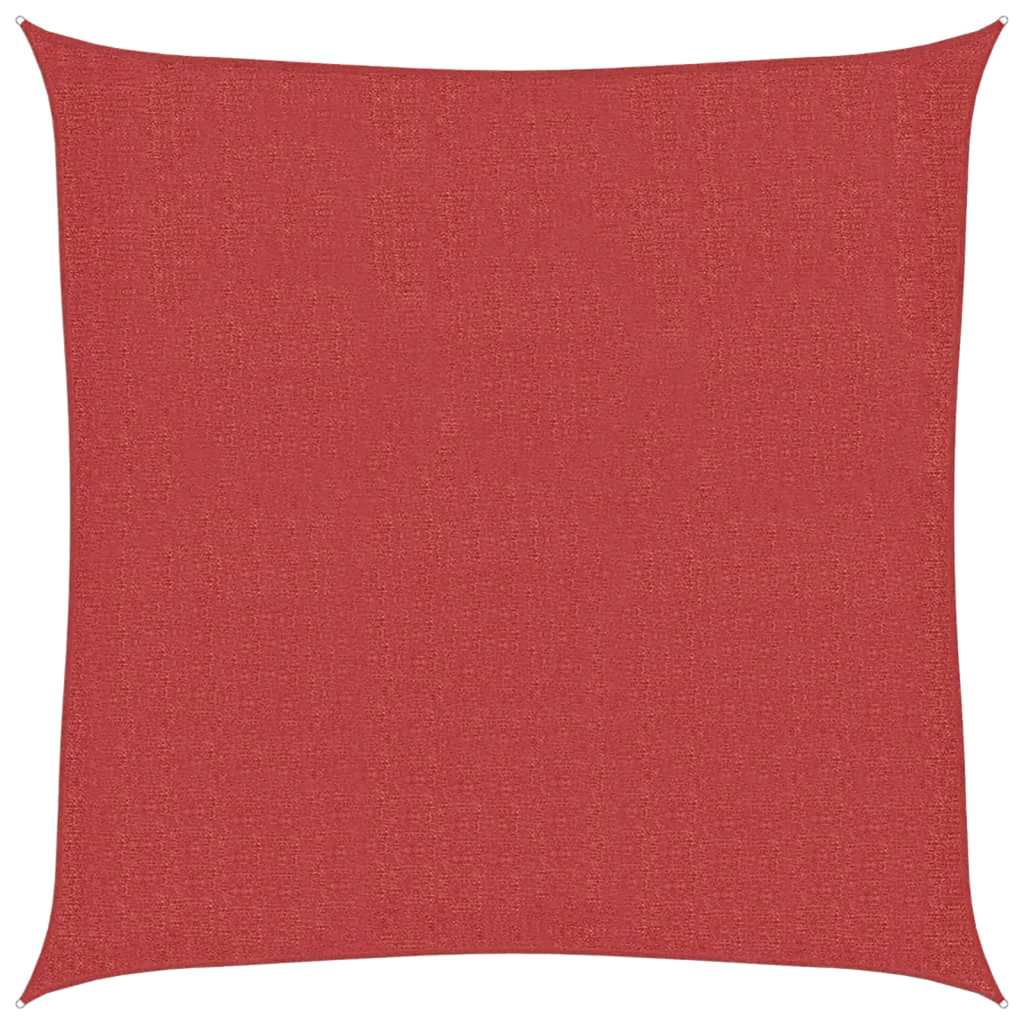 Sonnensegel 160 g/m² Rot 2x2 m HDPE