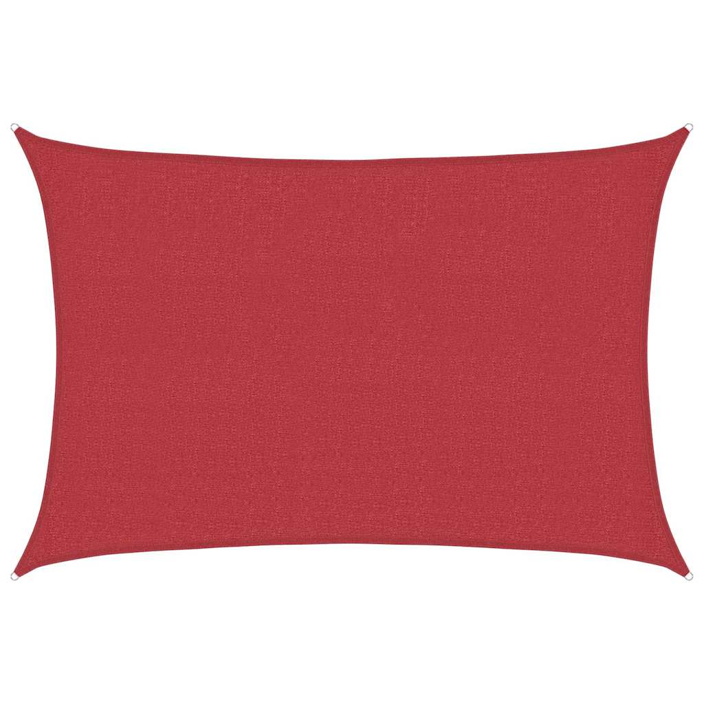 Sonnensegel 160 g/m² Rot 5x6 m HDPE