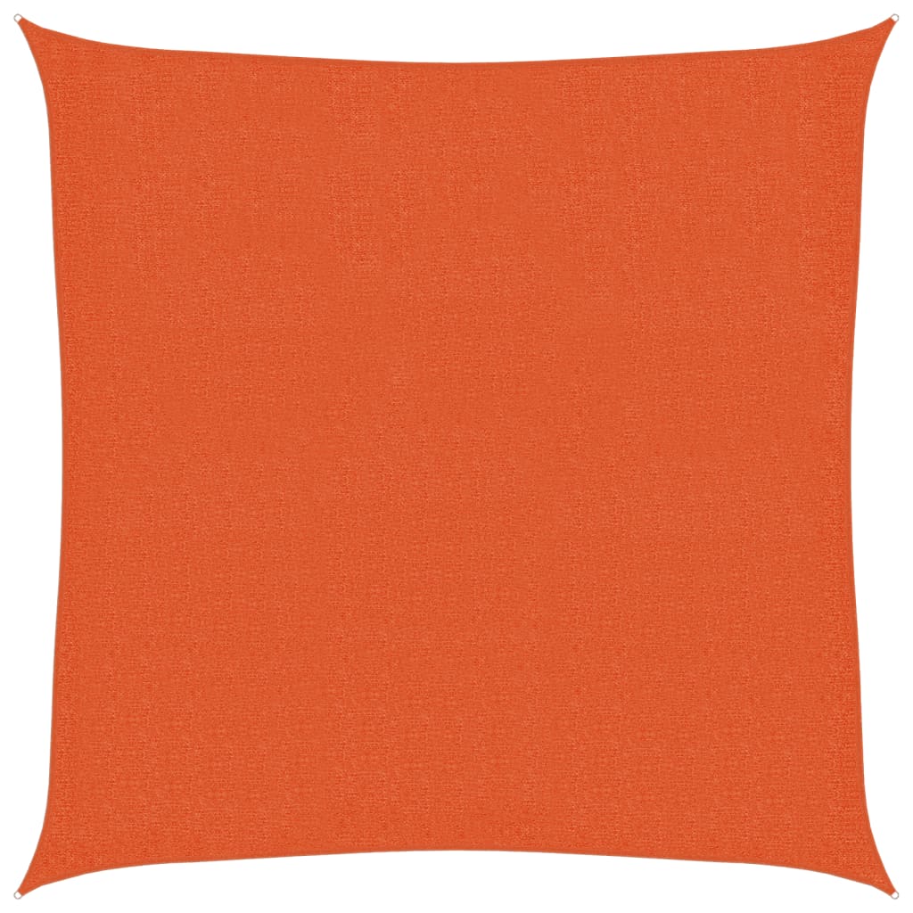 Sonnensegel 160 g/m² Orange 2,5x2,5 m HDPE