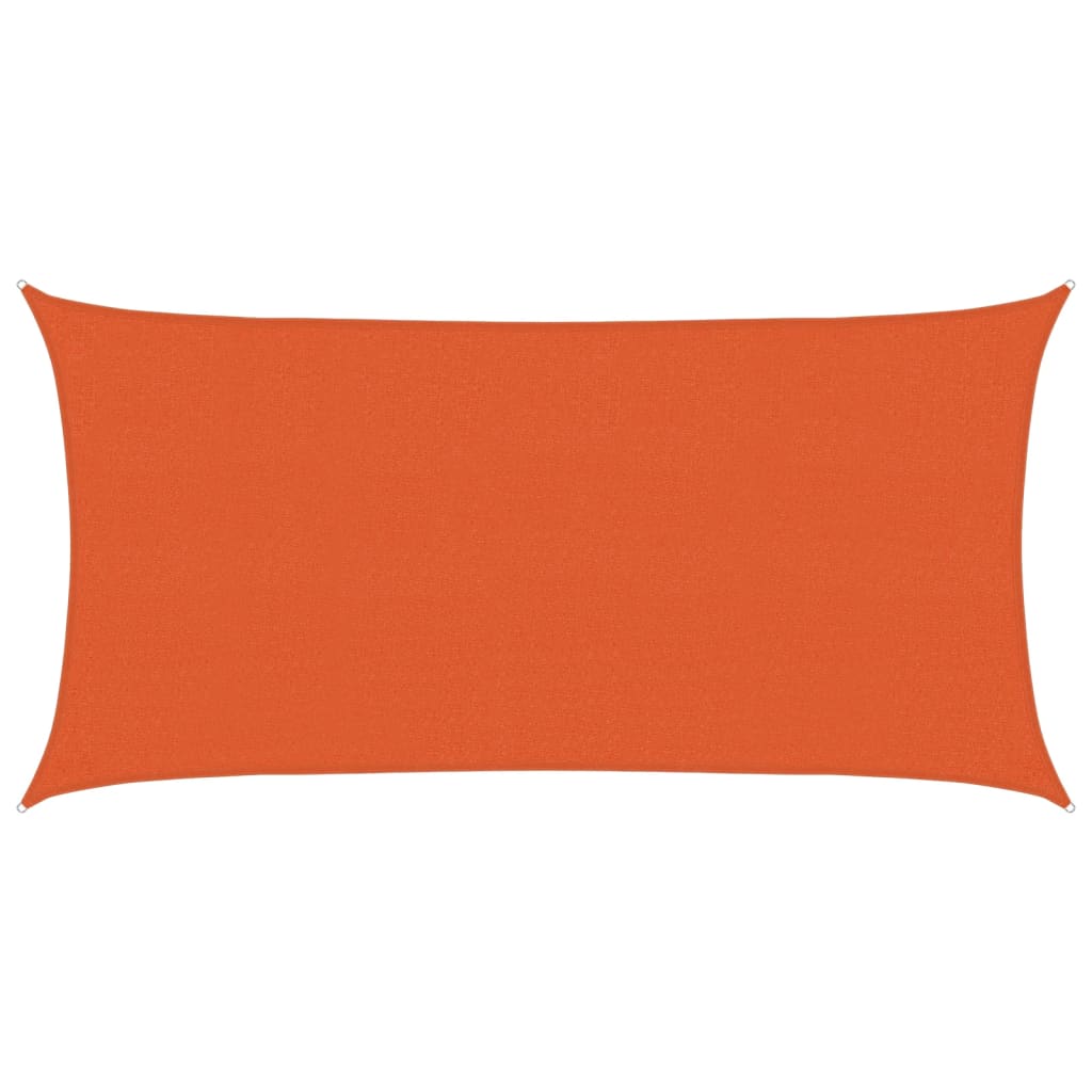 Sonnensegel 160 g/m² Orange 2x4 m HDPE