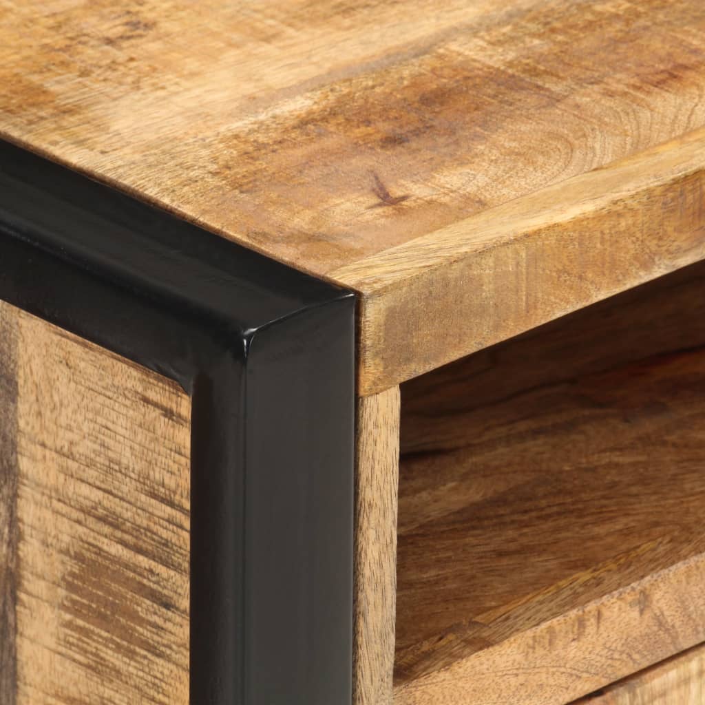 Nachttisch 40x35x55 cm Massivholz Mango