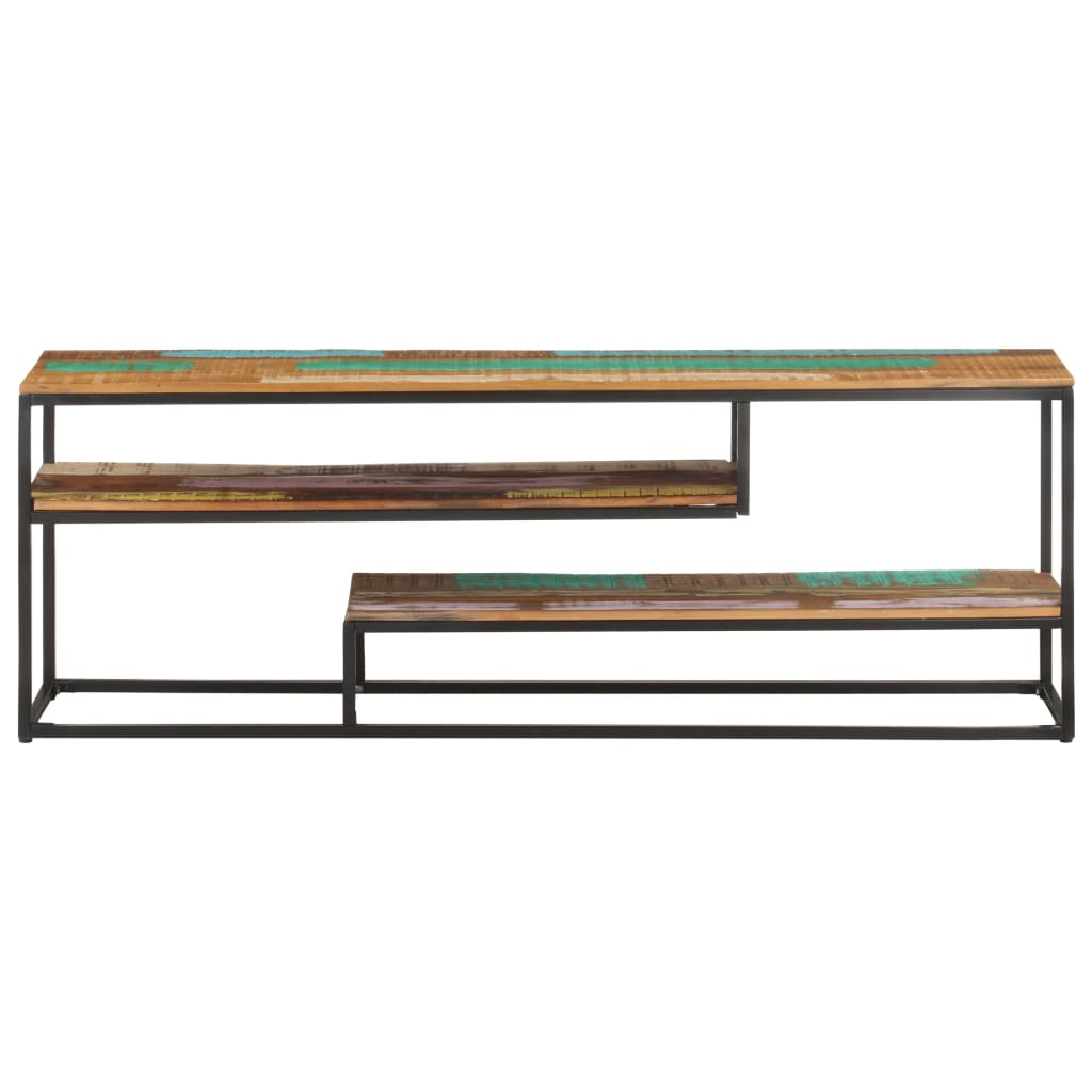 TV-Schrank 130x30x45 cm Recyceltes Massivholz