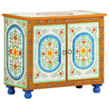 Sideboard Handbemalt 70x35x60 cm Mango Massivholz