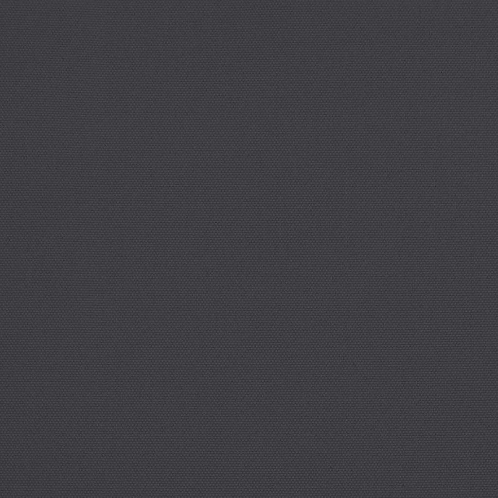 Balkon-Sonnenschirm Alu-Mast Schwarz 270x144x222cm Halbrund