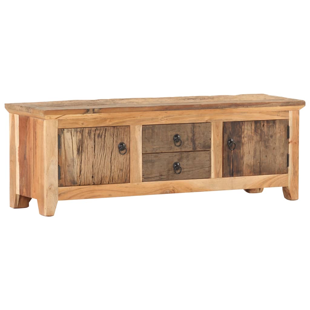 TV-Schrank 120x30x40 cm Akazie und Recyceltes Massivholz