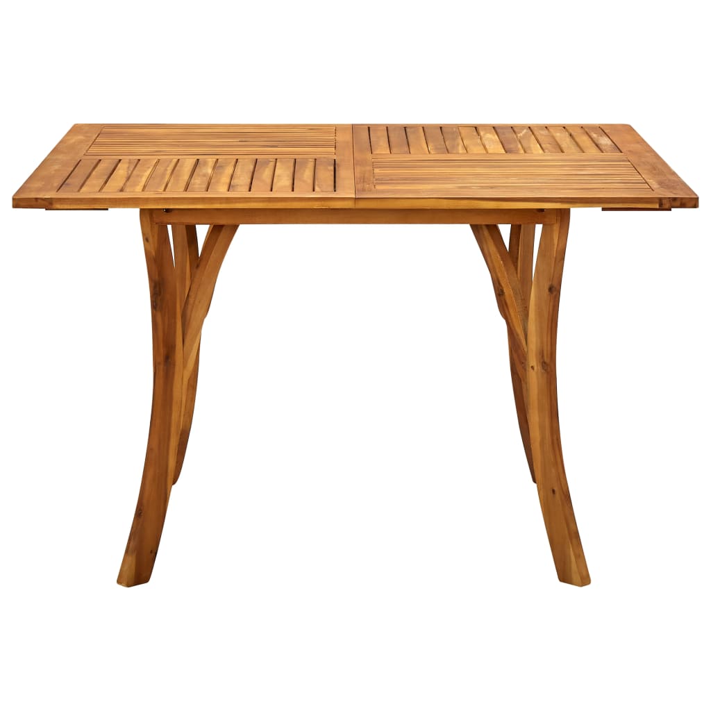 Gartentisch 120x120x75 cm Akazie Massivholz