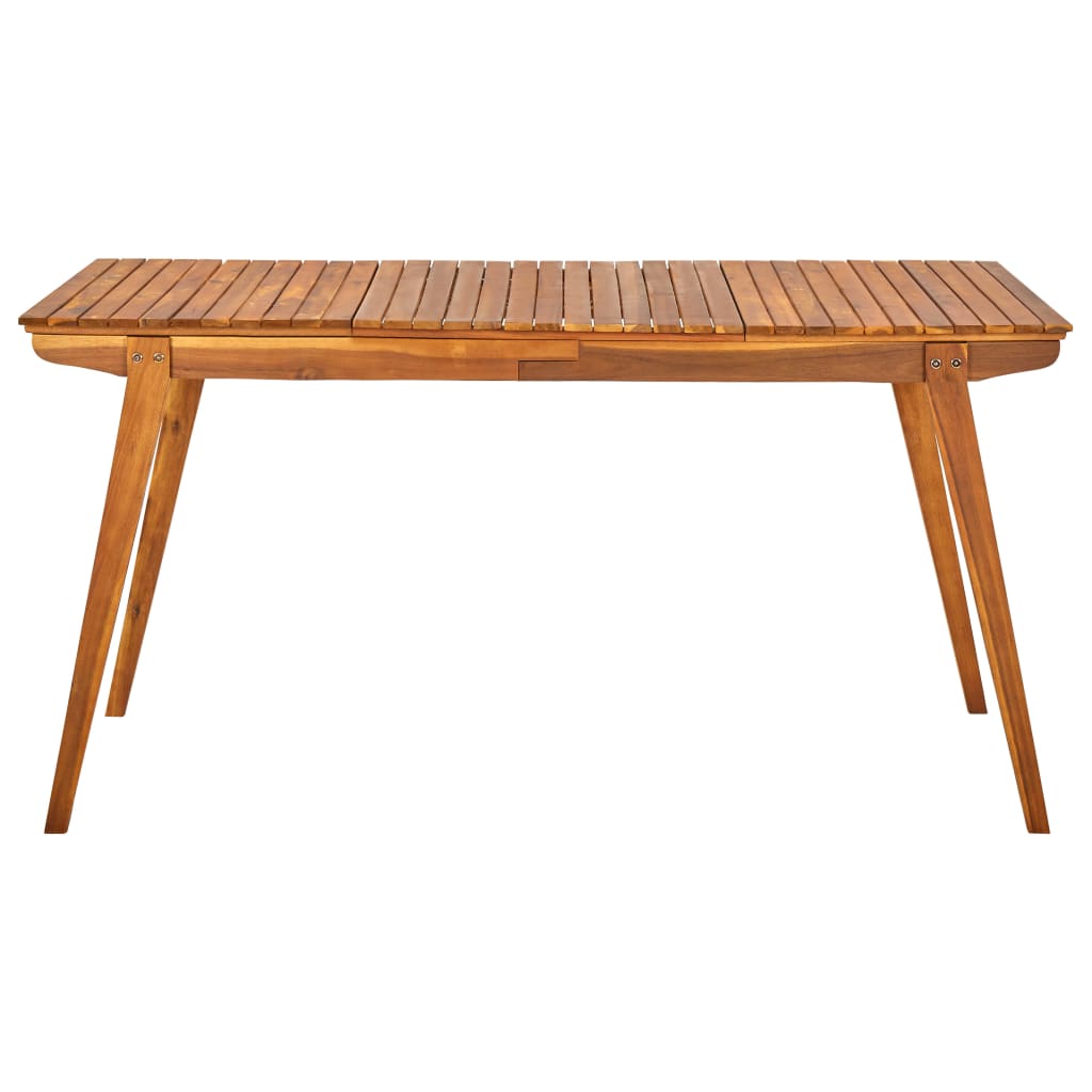 Gartentisch 150x90x75 cm Akazie Massivholz