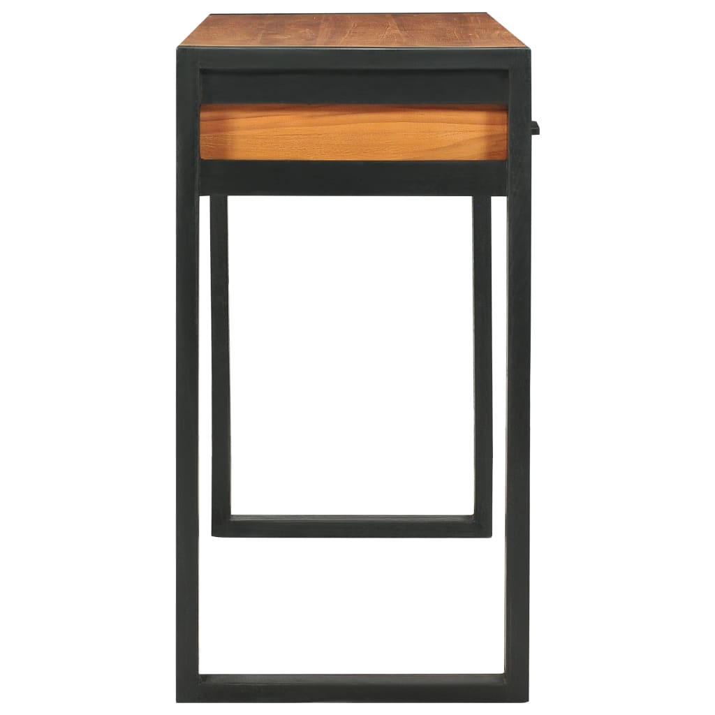 Schreibtisch mit 2 Schubladen 100x40x75 cm Teakholz