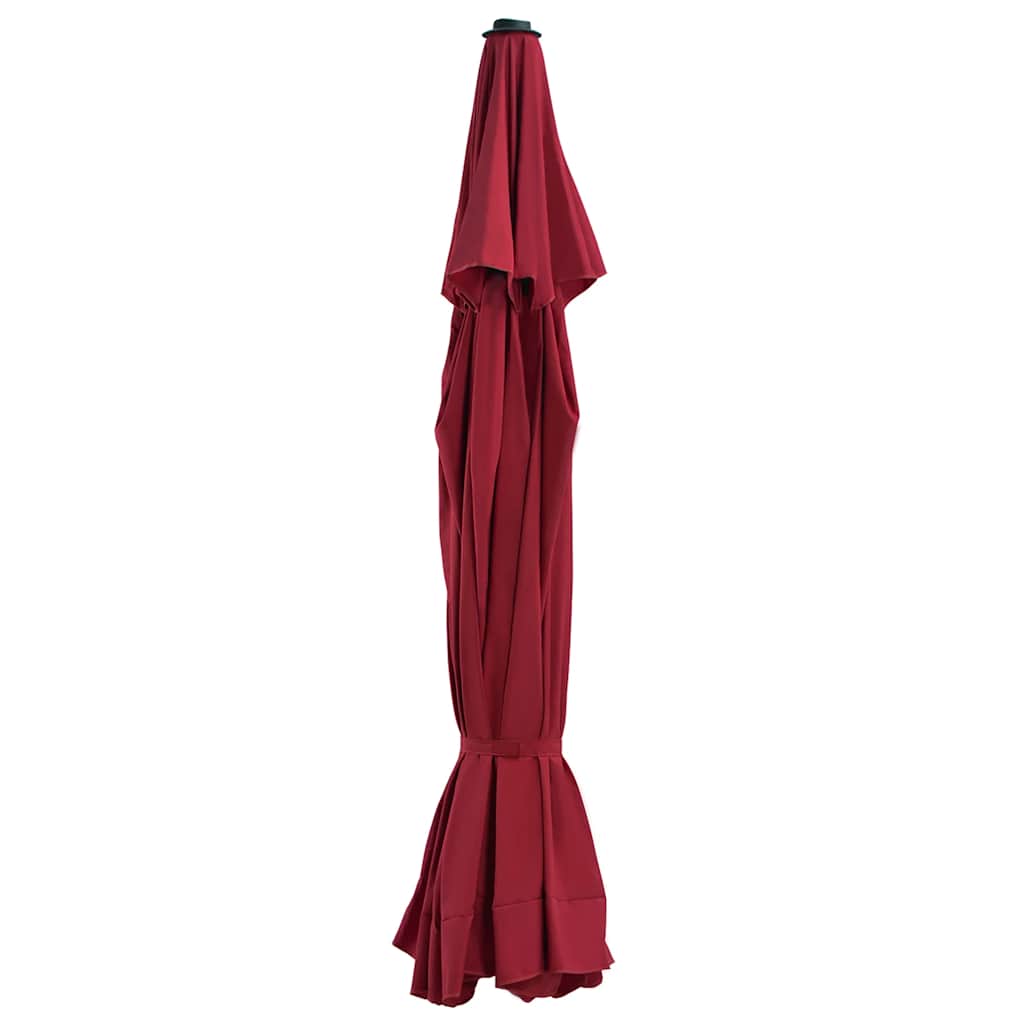 Ersatzbezug für Sonnenschirm Bordeauxrot 515 cm