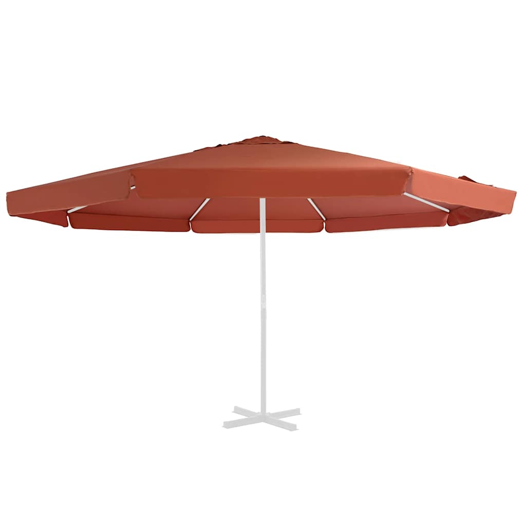 Ersatzbezug für Sonnenschirm Terracotta-Rot 515 cm