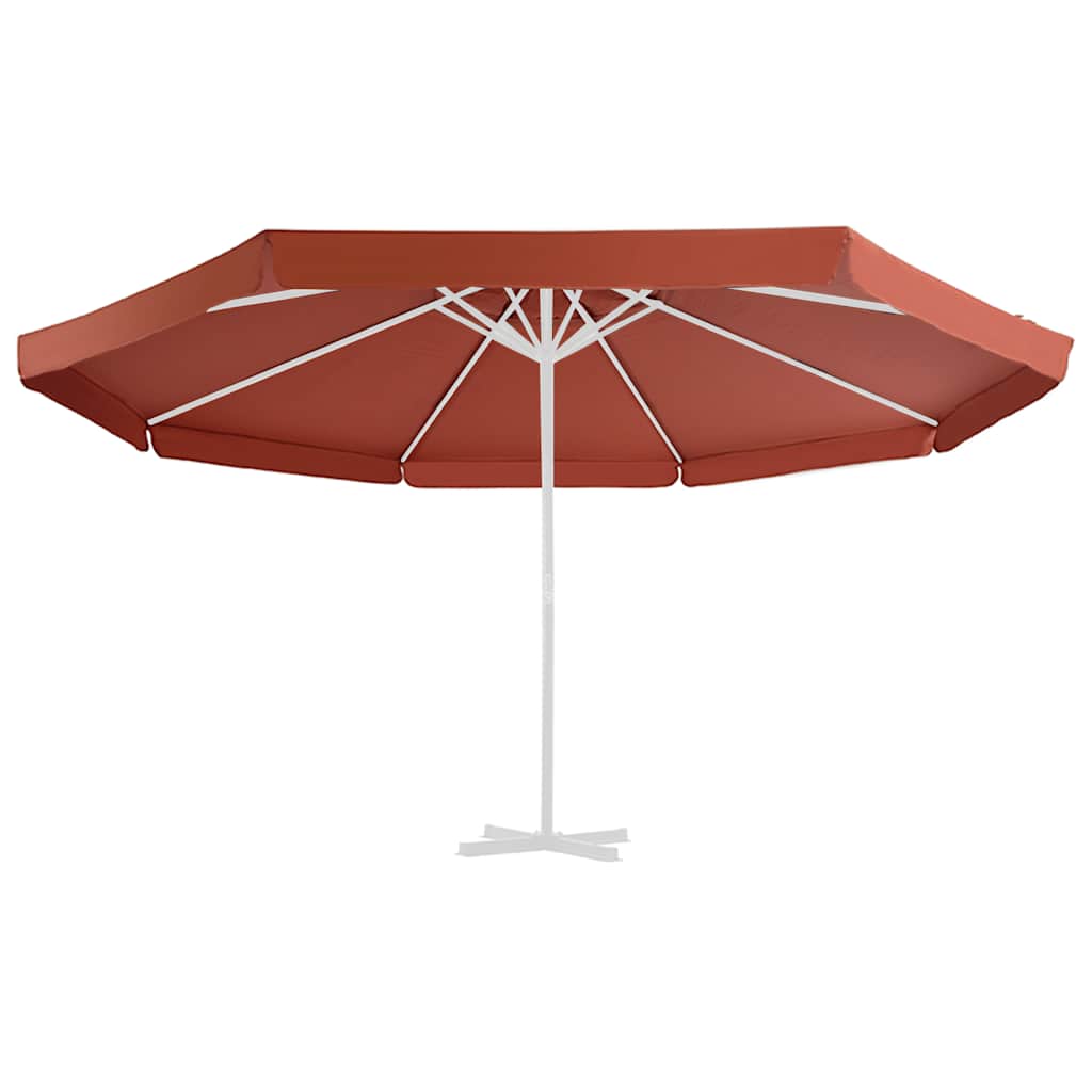 Ersatzbezug für Sonnenschirm Terracotta-Rot 515 cm