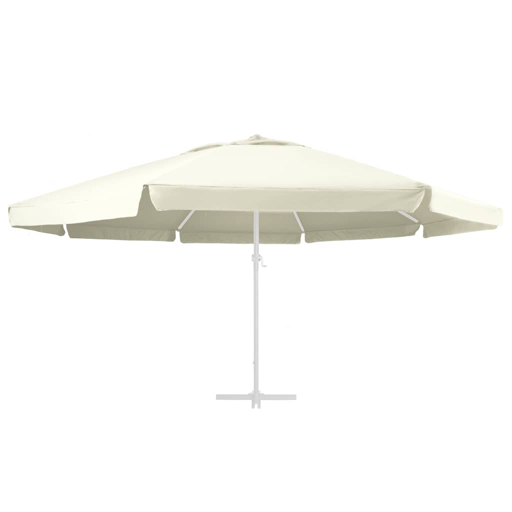 Ersatzbezug für Sonnenschirm Sandfarben 610 cm