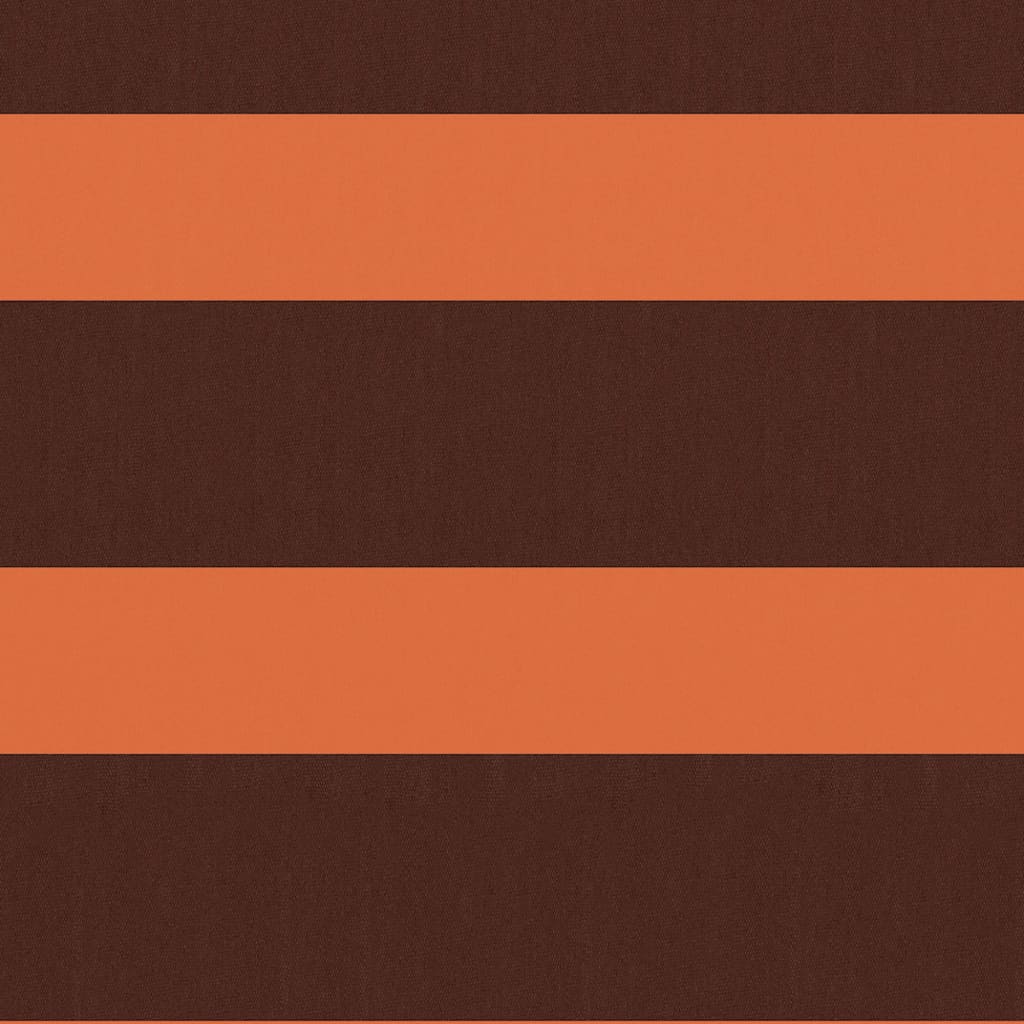 Balkon-Sichtschutz Orange und Braun 75x400 cm Oxford-Gewebe