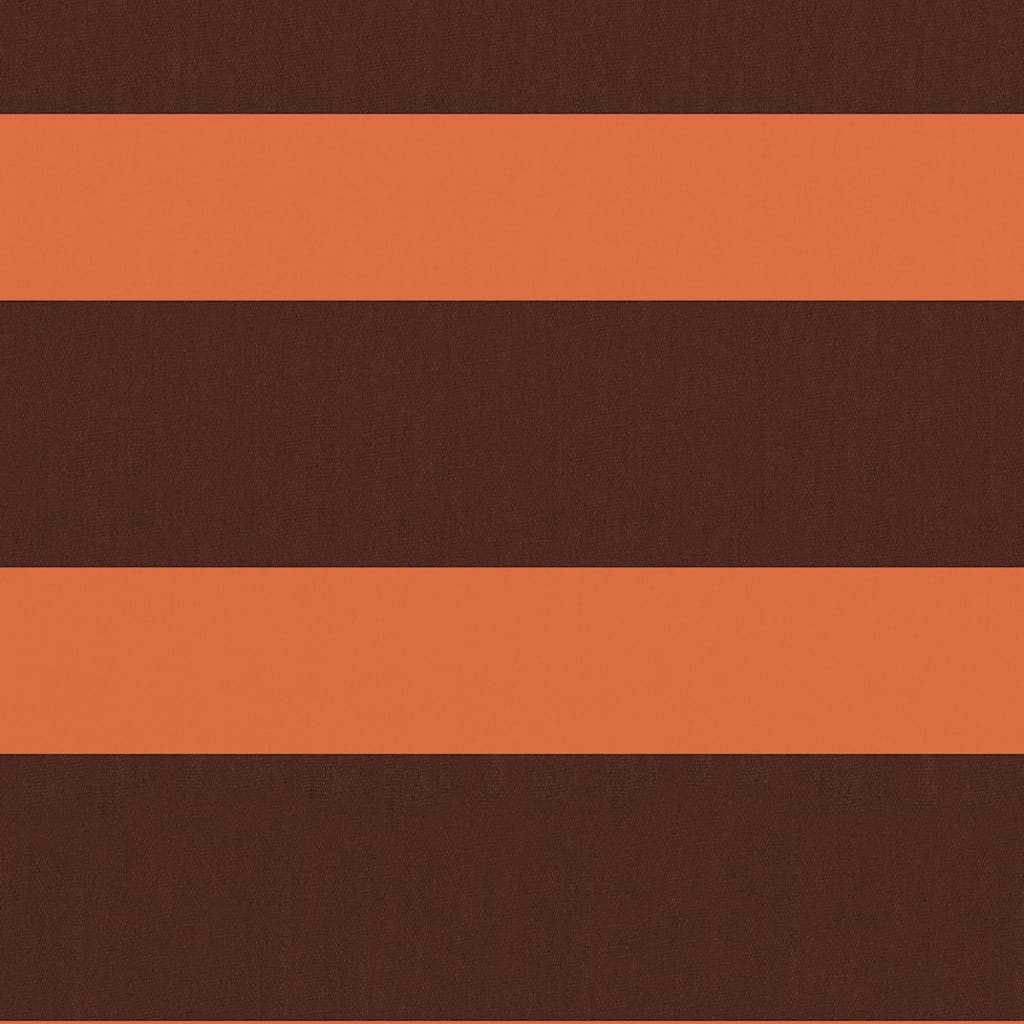 Balkon-Sichtschutz Orange und Braun 90x400 cm Oxford-Gewebe