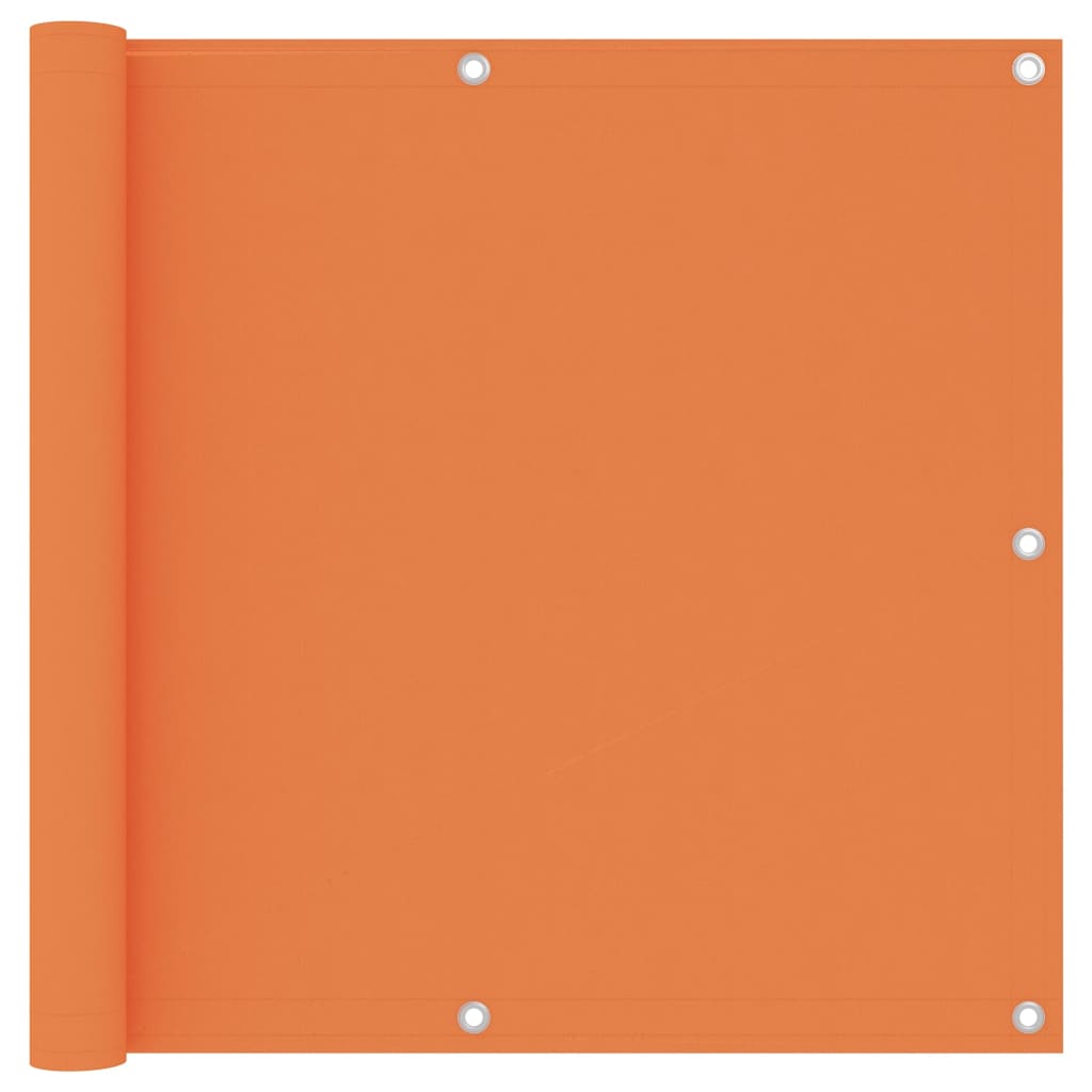 Balkon-Sichtschutz Orange 90x300 cm Oxford-Gewebe