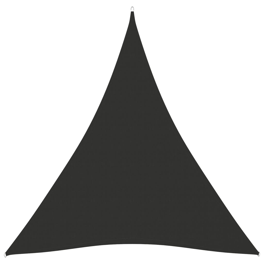 Sonnensegel Oxford-Gewebe Dreieckig 5x7x7 m Anthrazit