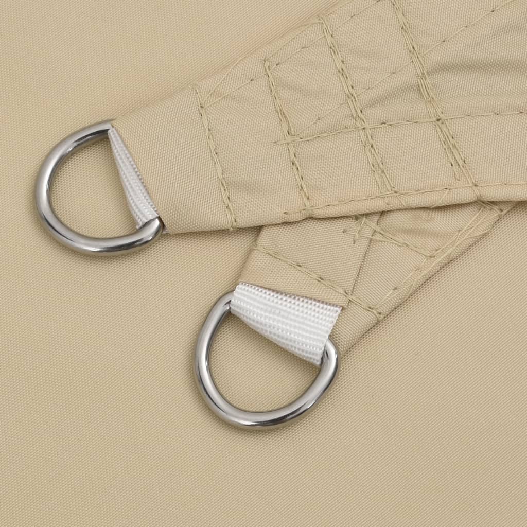 Sonnensegel Oxford-Gewebe Dreieckig 4x5x6,4 m Beige