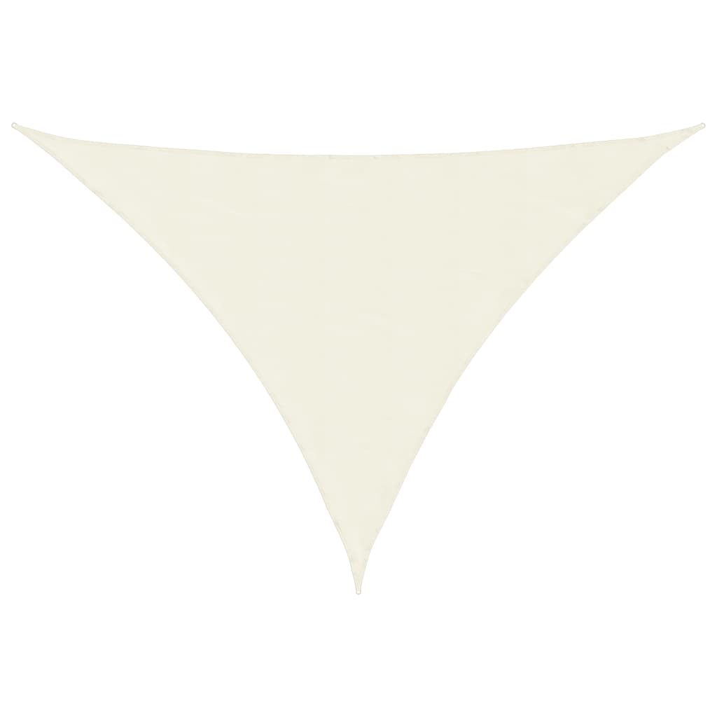 Sonnensegel Oxford-Gewebe Dreieckig 4x5x6,4 m Creme