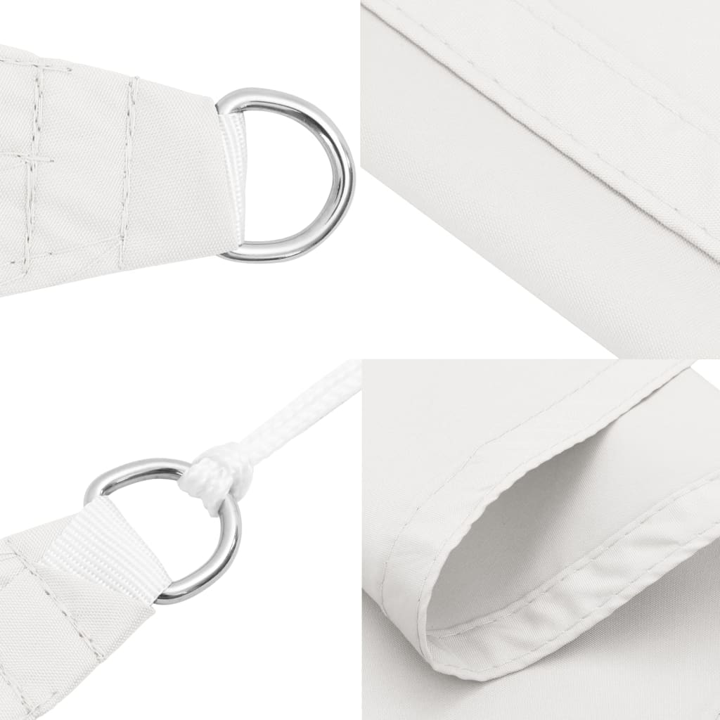 Sonnensegel Oxford-Gewebe Quadratisch 2x2 m Weiß
