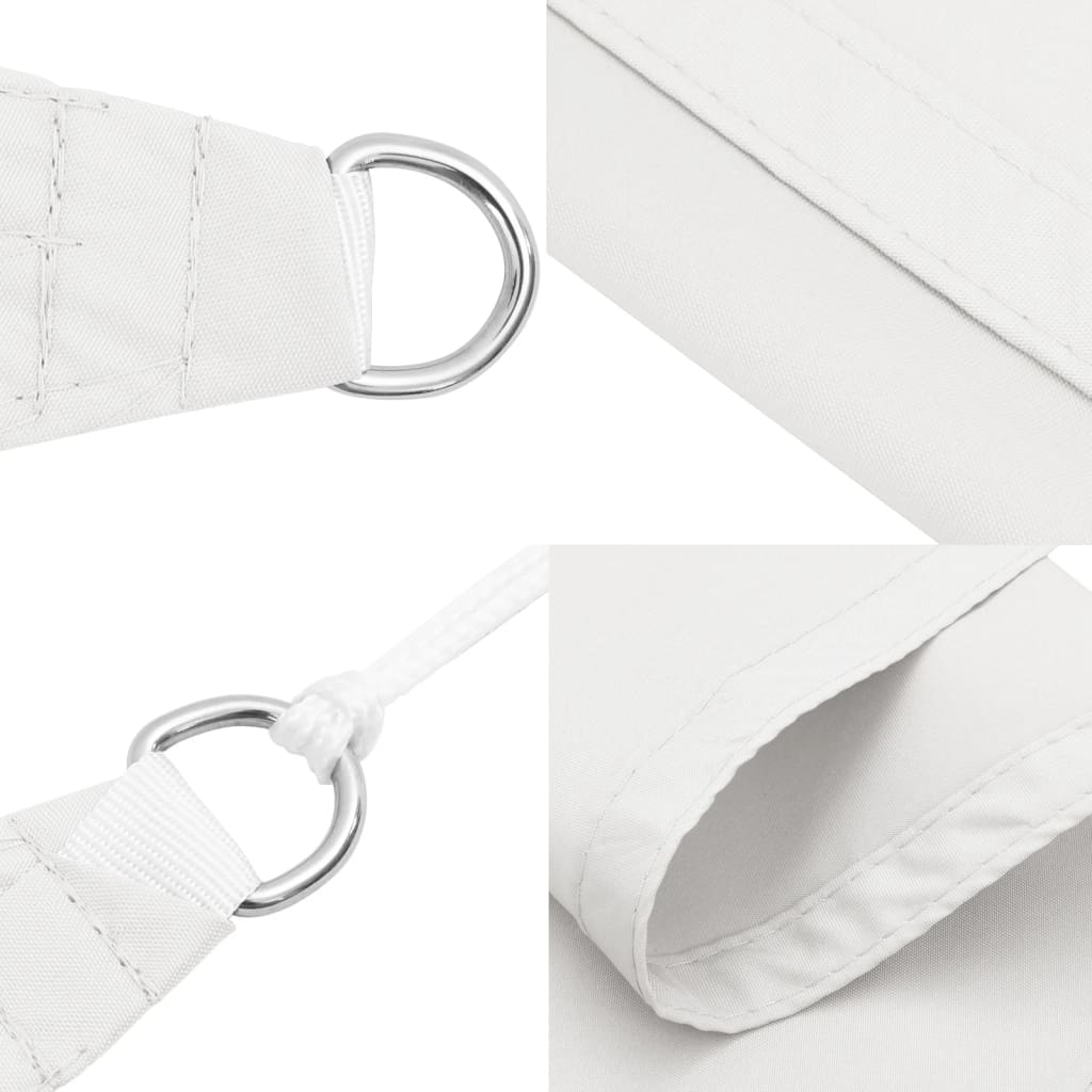 Sonnensegel Oxford-Gewebe Rechteckig 2x3,5 m Weiß