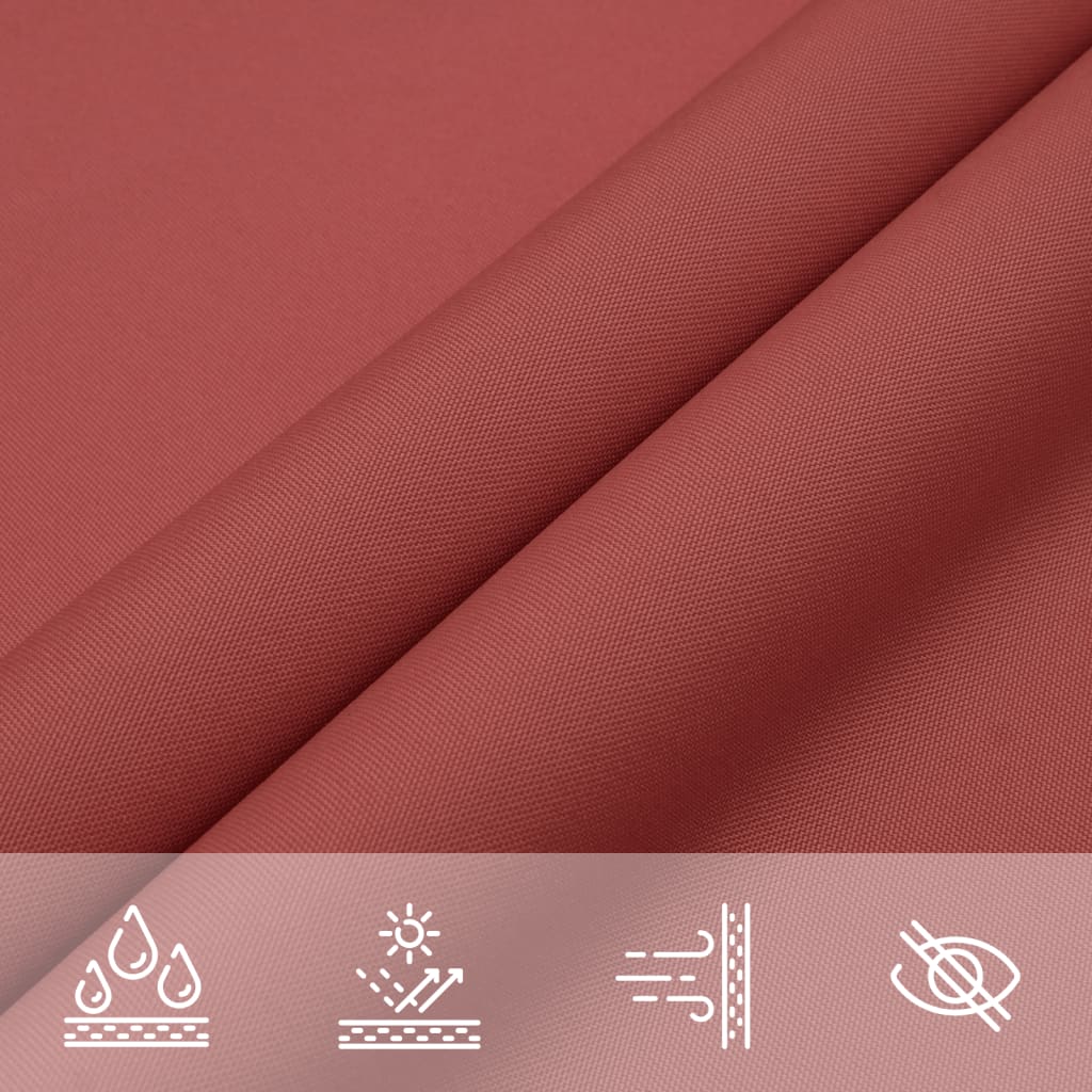 Sonnensegel Oxford-Gewebe Rechteckig 4x7 m Terrakotta-Rot