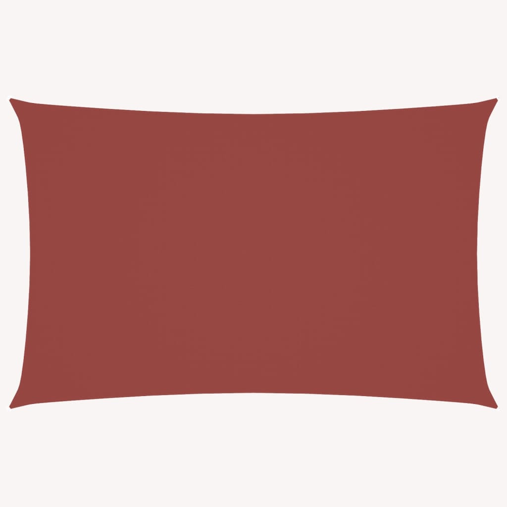 Sonnensegel Oxford-Gewebe Rechteckig 5x7 m Terrakotta-Rot