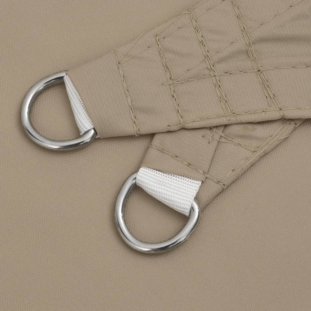Sonnensegel Oxford-Gewebe Dreieckig 2,5x2,5x3,5 m Taupe