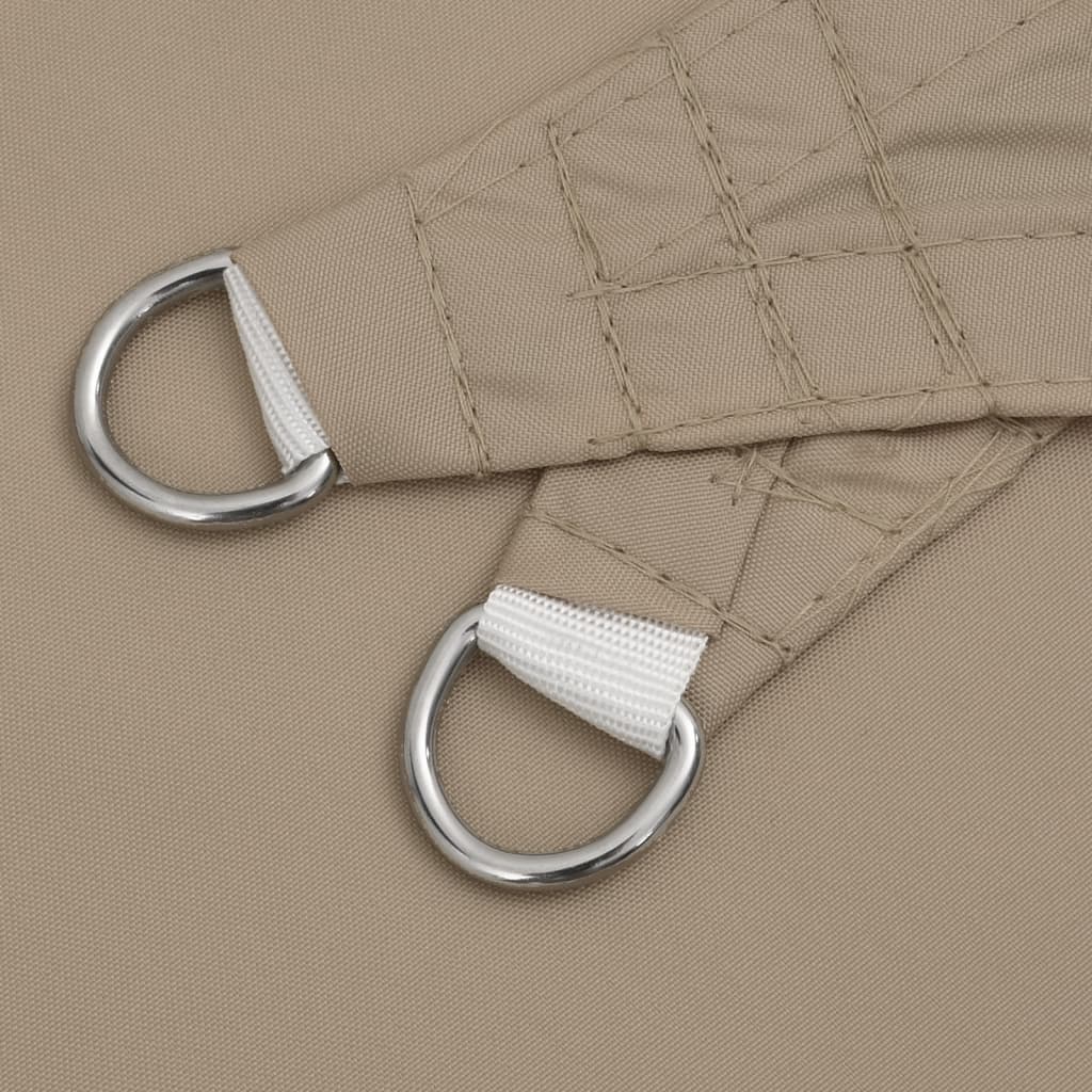 Sonnensegel Oxford-Gewebe Dreieckig 3,6x3,6x3,6 m Taupe