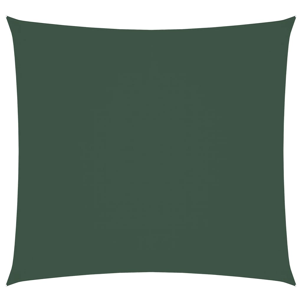 Sonnensegel Oxford-Gewebe Quadratisch 2,5x2,5 m Dunkelgrün