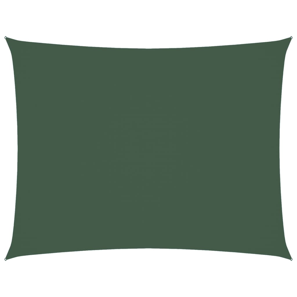 Sonnensegel Oxford-Gewebe Rechteckig 2x3,5 m Dunkelgrün